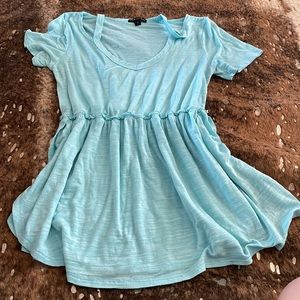 Light blue baby doll top